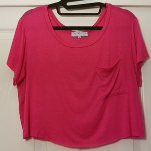 Daydreamer LA Hot Pink Crop Top